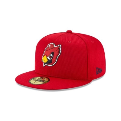 Red St. Louis Cardinals Hat - New Era MLB Clubhouse Collection 59FIFTY Fitted Caps USA0758694